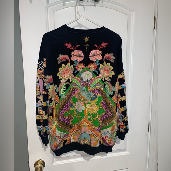 New! Camilla Multicolor Signora Milano Oversized Sweater 🖤 Small - Picture 15 of 16